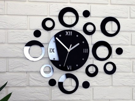 Оригинальные настенные часы RING 55см 
Уникальные и современные настенные часы.. . фото 2