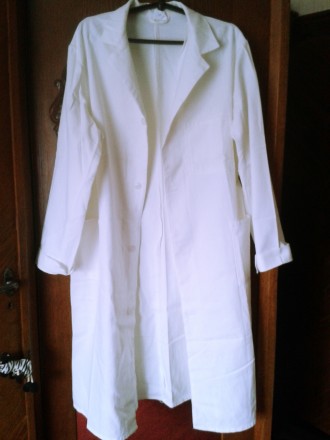 женский плотный халат белого цвета размер 52. . фото 4
