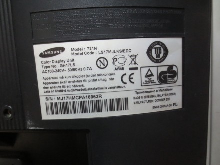 Продам монитор Samsung SyncMaster 721N в хорошем рабочем состоянии, с кабелями.
. . фото 7