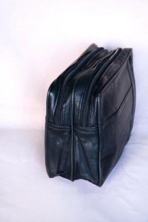 Мужская сумочка

из натуральной кожи (лайка)

 

производства индийской фи. . фото 4