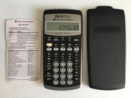 Финансовый калькулятор от Texas Instruments. Допускается на экзамене уровня CFA,. . фото 7