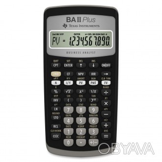 Финансовый калькулятор от Texas Instruments. Допускается на экзамене уровня CFA,. . фото 1