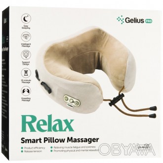 Массажная подушка для шеи Gelius Smart Pillow Massager GP-PM001 дает возможность. . фото 1