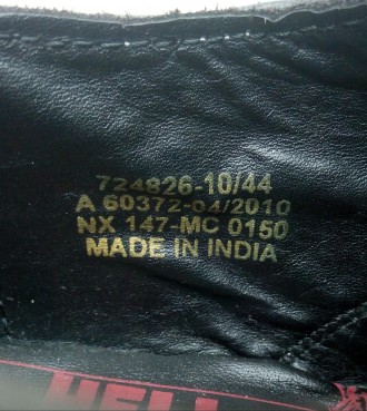 Размер 10 (44), на 43,5. Материал: натуральная кожа. Made in India. Сделаю допол. . фото 4
