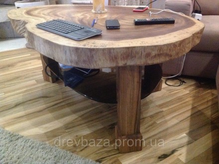 стіл порода дерева манкіпод (поперечний зріз стовбура) покриття масло OSMO. . фото 5