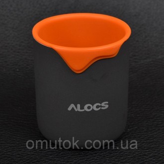 Alocs TW-406 компактная и легкая термокружка с двумя стаканами из анодированного. . фото 3