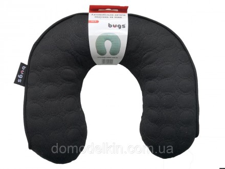 Дорожная подушка под шею английского бренда Bugs® выполнена из
дышащего полиэсте. . фото 2