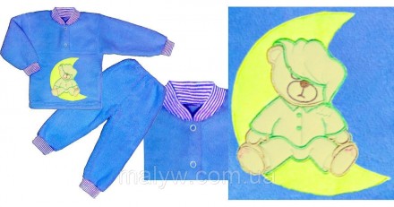 Детские трикотажные пижамы оптом и в розницу
Пижама "Мишутка" с вышивкой
 
Разме. . фото 2