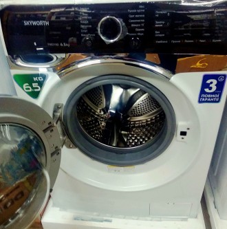 Вузька пральна машина преміум класу Skyworth F60219D.

Переваги:
- інверторни. . фото 2