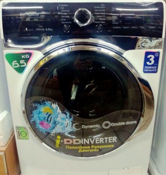 Вузька пральна машина преміум класу Skyworth F60219D.

Переваги:
- інверторни. . фото 3