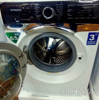 Вузька пральна машина преміум класу Skyworth F60219D.

Переваги:
- інверторни. . фото 1