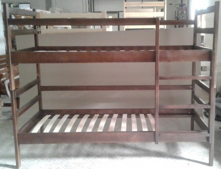 Кровать двухярусная "Пони", изготовлена из натурального дерева.По задумке сделан. . фото 6