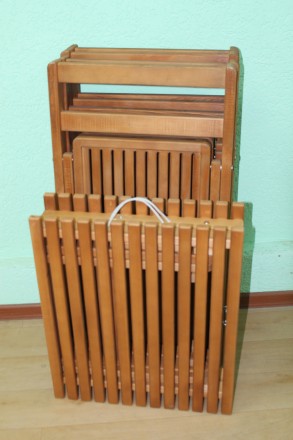 Комплект садовой мебели состоит из четырех стульчиков раскладных и стола Пикник . . фото 5