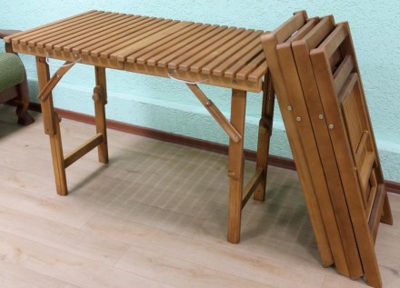 Комплект садовой мебели состоит из четырех стульчиков раскладных и стола Пикник . . фото 3