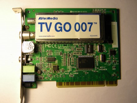 Підєднання - PCI
Тип тюнера - аналоговий
Видеозахоплення - Так
FM-тюнер - Так. . фото 2