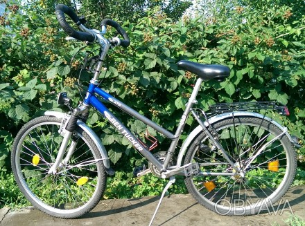Велосипед"АТВ"из Германии динамо на колесе,свет,багажник,руль-бабочка,аммортизац. . фото 1