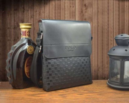 Стильная, красивая мужская сумка Polo Viding New изготовлена из качественной эко. . фото 3