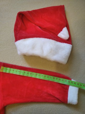 Продам детский новогодний костюм Санта Клауса с шапкой для мальчика на возраст д. . фото 6