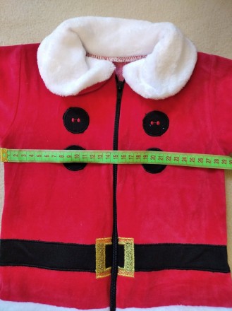 Продам детский новогодний костюм Санта Клауса с шапкой для мальчика на возраст д. . фото 3