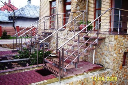 Виготовлення сходів: гвинтові, модульні, на косоурах, консольні, сходи на тятива. . фото 1
