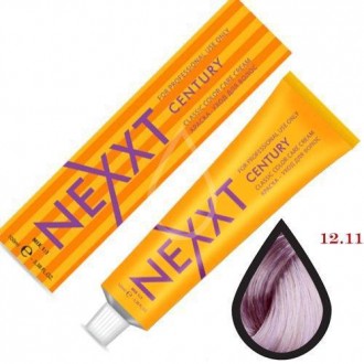 Крем-краска для волос Nexxt Professional 12.11 блондин серебристый 100ml. Київ. фото 1