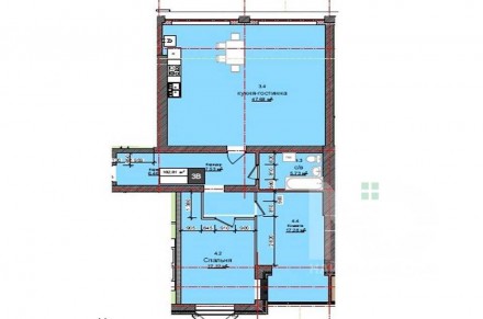 Общая площадь: 104 м2;
Жилая площадь: 34 м2;
Площадь кухни: 50 м2;
Этаж/этажност. . фото 3