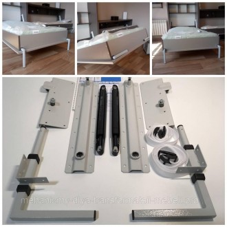 Механизм трансформации шкаф кровати предназначен для легкого подъема кровати в в. . фото 6