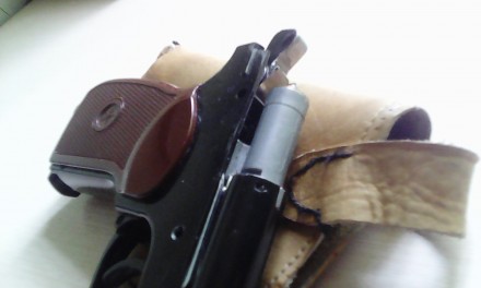 Пистолет рабочий заменена трубка ствола видно на фото выточен стальной курок и у. . фото 6