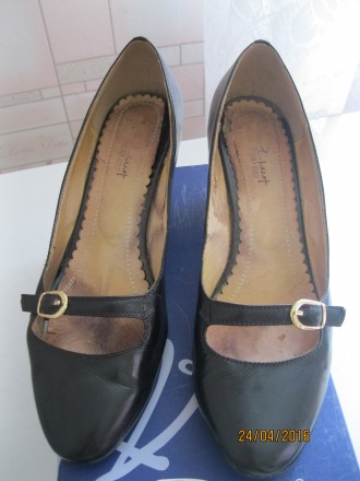 Продам темно-коричневые туфли фирмы "Respect" в хорошем состоянии. Натуральная к. . фото 3