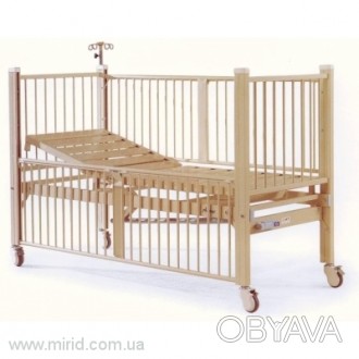 Кровать детская 2 секционная с механической регулировкой спинной секции: до 60 г. . фото 1