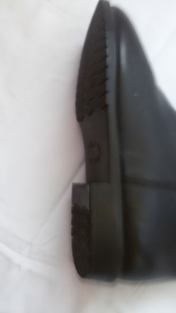 Сапоги женские, зимние, размер 37-38, кожаные, на искусственном меху. Черного цв. . фото 5