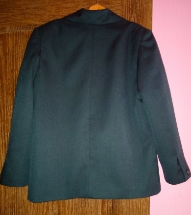 Пиджак школьный зеленый для мальчика примерно 8-9 лет (ориентируйтесь по замерам. . фото 3