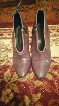 Очень красивые, легкие, удобные кожаные ботинки 
Итальянские
Полномерный 37 ра. . фото 11