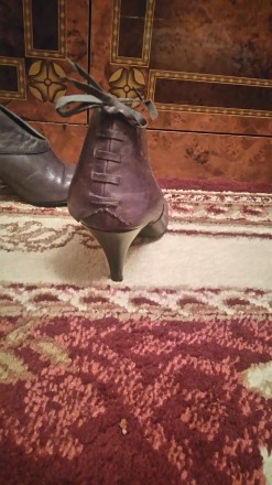 Очень красивые, легкие, удобные кожаные ботинки 
Итальянские
Полномерный 37 ра. . фото 6