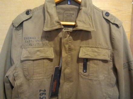 Стильная куртка Rodon 100% котон на подкладке рукава на кнопке, металлическая дв. . фото 3