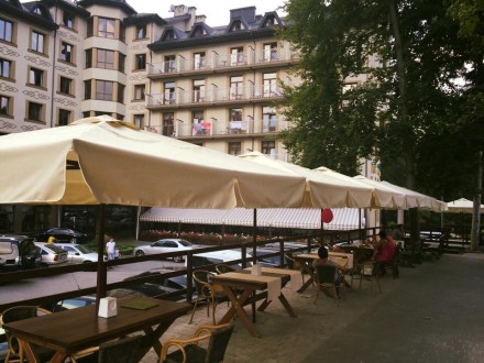 Летние солнцезащитные зонты для кафе, баров, ресторанов, бассейнов и отдыха в са. . фото 4