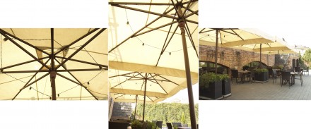 Летние солнцезащитные зонты для кафе, баров, ресторанов, бассейнов и отдыха в са. . фото 6