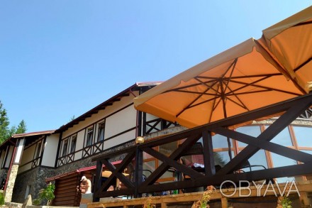 Летние солнцезащитные зонты для кафе, баров, ресторанов, бассейнов и отдыха в са. . фото 1