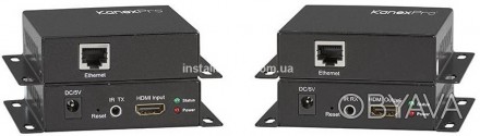Передатчик и приемник NetworkAV KanexPro  эффективно  усиливает сигнал HDMI до 1. . фото 1