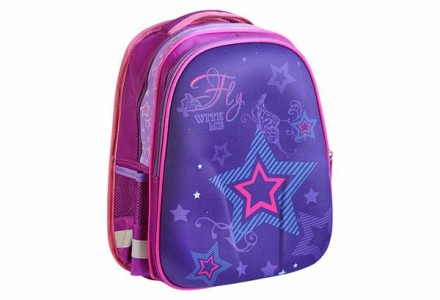 Рюкзак шкільний каркасний для дівчинки Kidis Star 7197 39*30*18 см 7197
 
Рюкзак. . фото 4