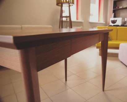 Кухонный обеденный стол из натурального дерева «Милан» – это стильный, современн. . фото 4