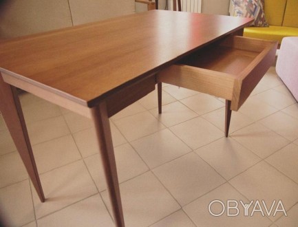 Кухонный обеденный стол из натурального дерева «Милан» – это стильный, современн. . фото 1