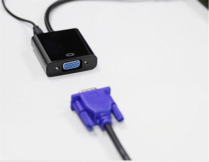 Переходник HDMI-VGA позволяет подключить устройство с HDMI-выходом к монитору с . . фото 3