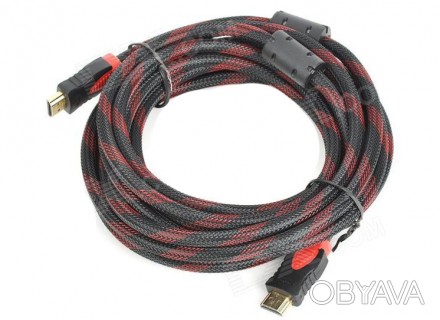 Длина: 5.0м
Характеристики:
	Тип кабеля: HDMI — HDMI, 28 AWG
	Версия: 1.4b, 3D, . . фото 1