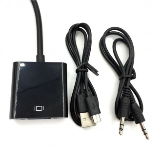 Адаптер конвертер видео + аудио 1080P + Питание
Адаптер для преобразования HDMI . . фото 2