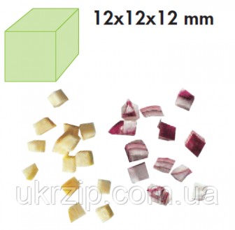 Комплект 28197 нарезки продукта кубиком 12x12x12 мм, применяется в овощерезках и. . фото 3