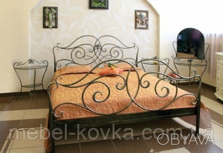 Кованая кровать - это утонченный вариант дизайна он украсит собой любую квартиру. . фото 1