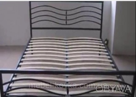 Металлическая кровать - это утонченный предмет дизайна он украсит собой любую сп. . фото 1