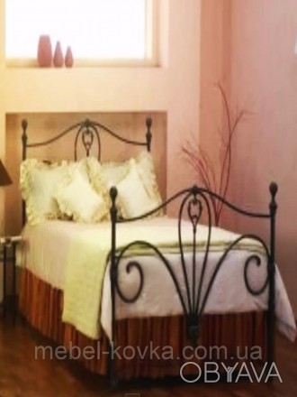 Металлическая кровать - это эксклюзивный вариант мебели он украсит собой любую с. . фото 1