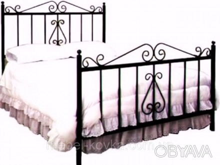 Железная кровать - это изысканный вариант интерьера он украсит собой любую кварт. . фото 1